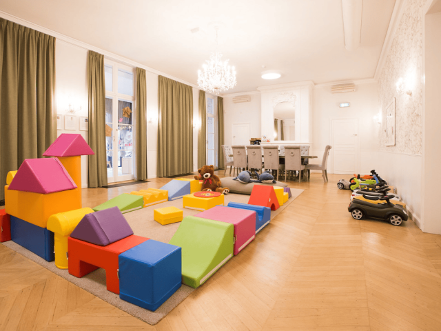 Inner Hal and blocks Little Castle