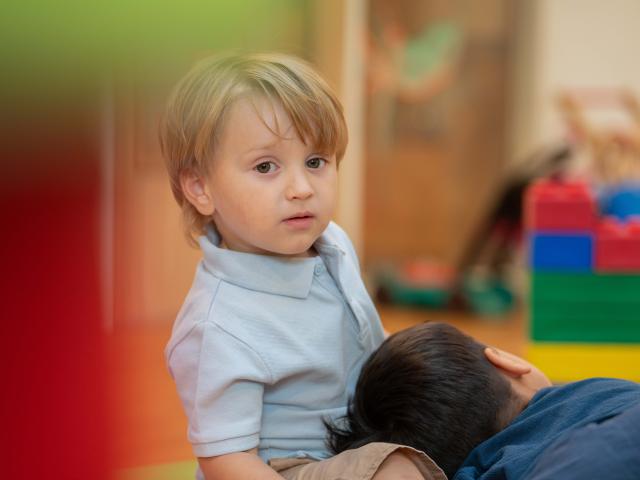 Two Children in Chill Corner