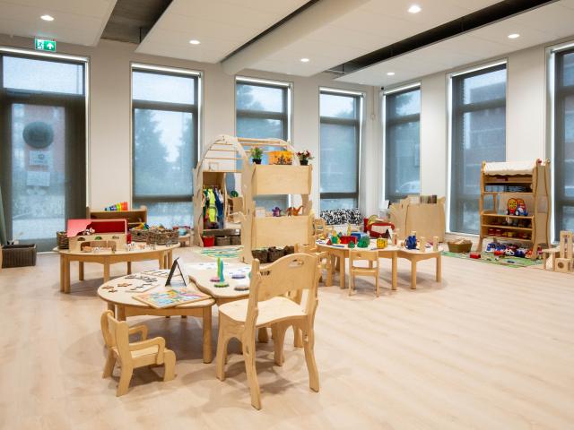 Overview room with tables