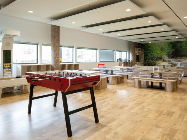 Overview room with tablefootball table