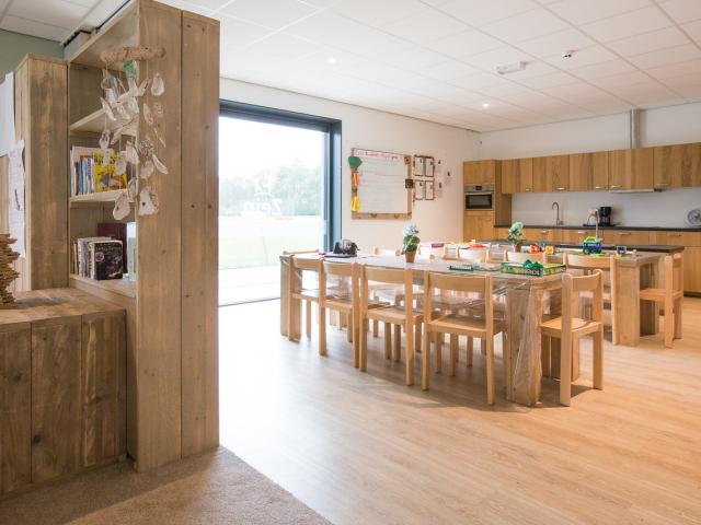 Kitchen and tables