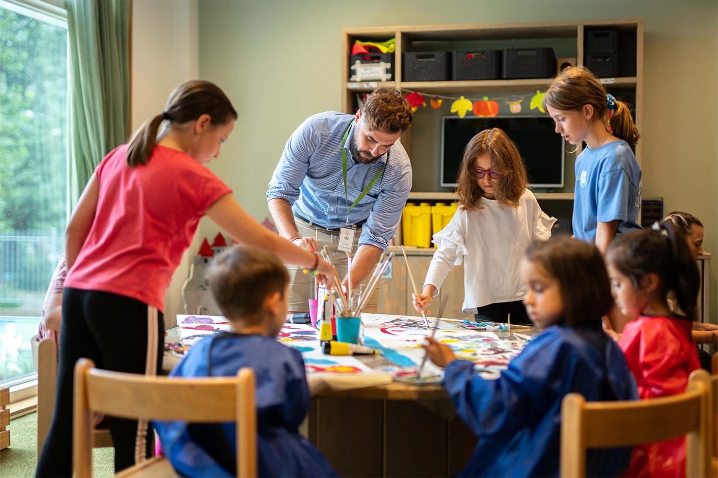 Group activity at Basker International Childcare